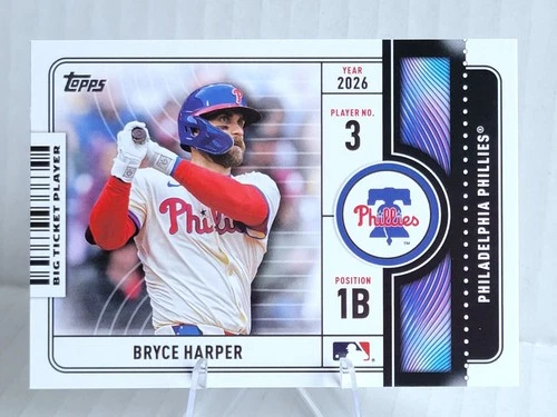 2026 Topps Series 1 Bryce Harper Base (RAW)