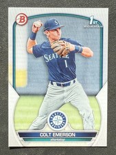 2023 Bowman Draft Colt Emerson 1st Bowman #BD-42 - Seattle Mariners
