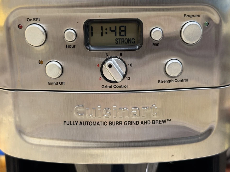 Cuisinart DGB-700BC Grind & Brew 12 Cups Automatic Coffee Maker - Brushed Chrome - Image 2 of 4