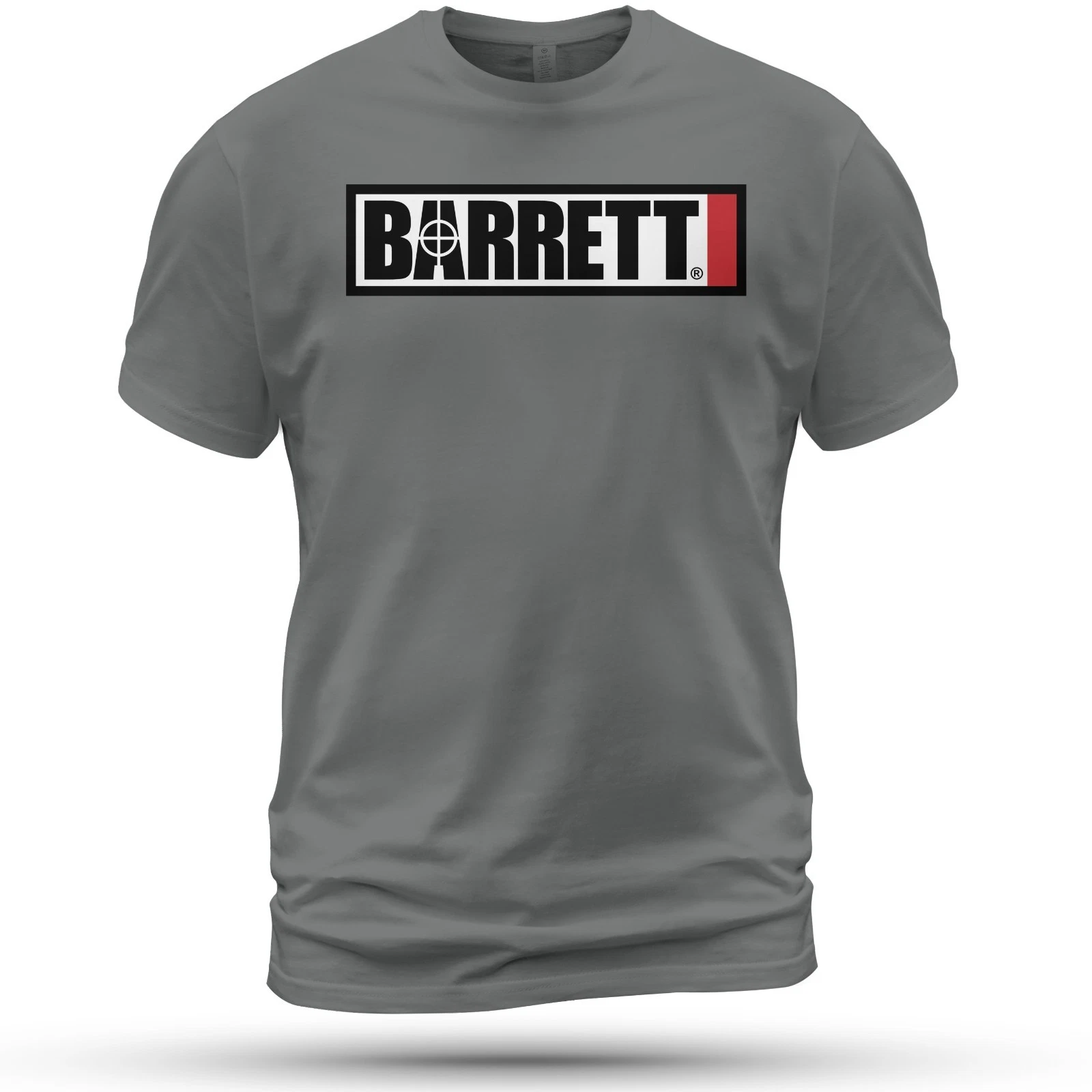 BARRETT Logo Ammunition Guns Firearms T-Shirt Size S-5XL Made in USA