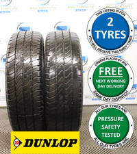 X2 PW 215/60R17C 215 60 17C DUNLOP ECONO DRIVE 109/107T VAN TYRES *8.5MM (250M)