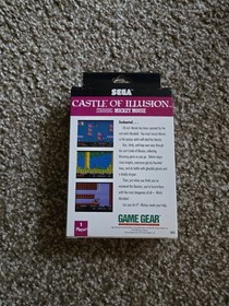 Castle of Illusion Starring Mickey Mouse (Sega Game Gear, 1991) Complete CIB