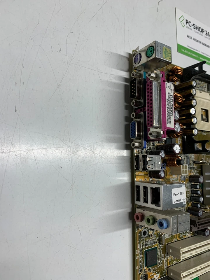 ASUS P4P800-VM/S SOCKET 478 4x DDR AGP 3x PCI - Bild 3 von 3