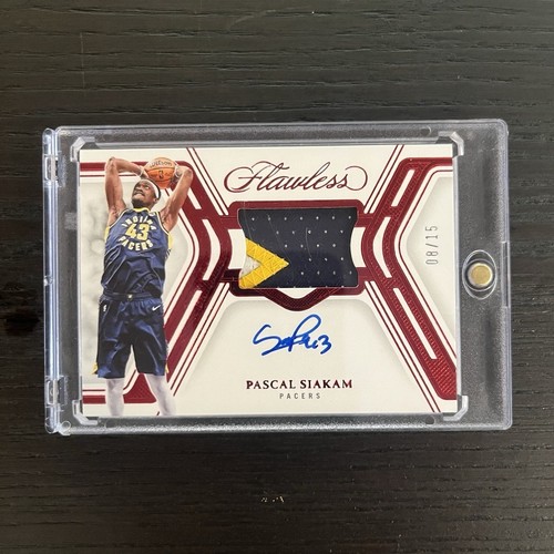 Panini 2024-25 Flawless Pascal Siakam Pacers SPM-PSP Auto Patch 08/15 Game Worn
