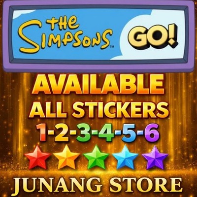 MONO_POLY_-GO_ THE_SIM-PS_ONS_1_2_3_4_5_6_STARS_STICKERS VERY FAST DELIVERY !