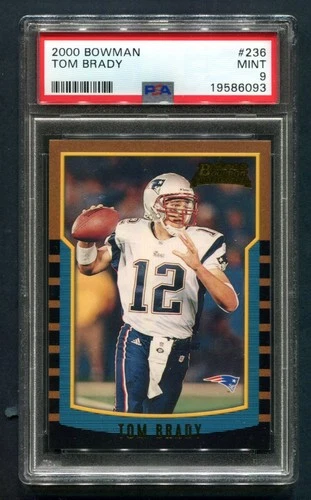 2000 Bowman Tom Brady RC #236 PSA 9 MINT