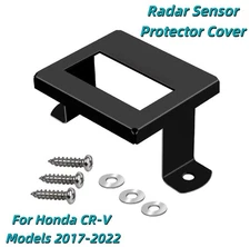 Radar Sensor Protector Cover with Screws Fits Honda CR-V Models 2017-2022 Black
