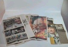 Ernie Harwell Newspaper Tributes Clippings 2010 Detroit Tiger Baseball History