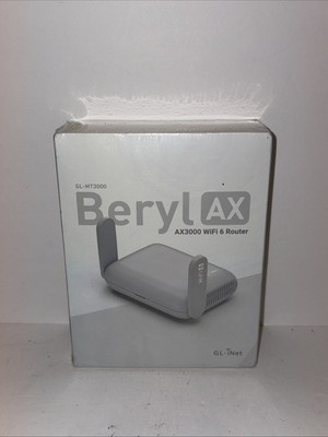 Gl.iNet GL-MT3000 (Beryl AX) Portable Travel Wireless VPN Router Pocket Wi-Fi 6