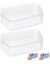 ☆[2 PACK] DA97-17255A Refrigerator Door Bin For Samsung Refrigerator Door Shelf