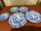 Job Lot of Italian Spode Blue & White Italian plates