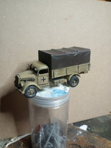 Bolt Action 28mm 1/56 German Opel Blitz truck Built Painted