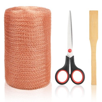 Copper Mesh Roll 5in x 35ft for Rodent Control, Mice, Rats, Bats, Snails
