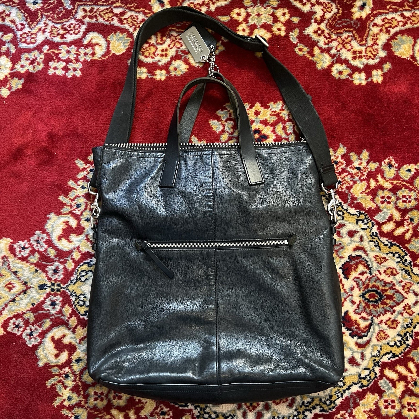COACH Tote Bag Thompson Crossbody Foldover Tote 70493… - Gem