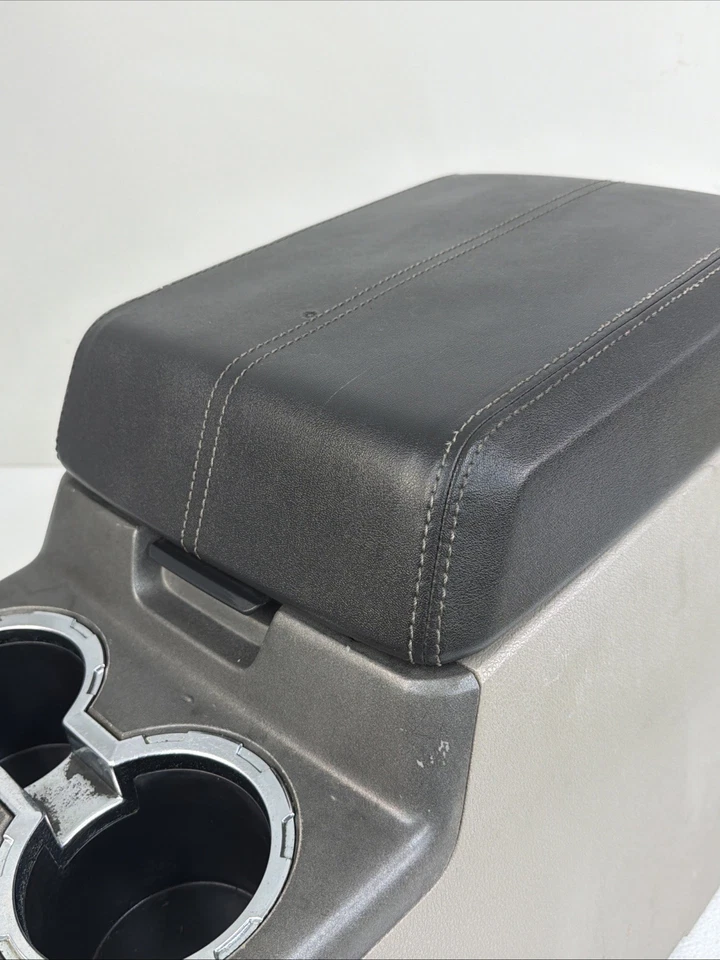 Ford F250 F350 Super Duty 2008-2010 consola central tapa de piso conjunto OEM Foto 3 de 4