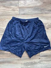Vintage Nike Team Mesh Athletic Shorts Size L Navy 90d Y2K