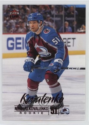 2024-25 Fleer Ultra Rookies Red Foil 24/94 Nikolai Kovalenko #214 Rookie RC 1h4a