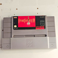 Square Final Fantasy II Nintendo SNES Super Nintendo Cartridge NTSC-U/C