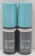 Hard Candy Sheer Envy Matte 12H Mattifying Makeup Setting Spray Travel Size Lot 