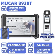 MUCAR 892BT Car OBD2 Scanner Diagnostic Tool 34 Reset MUAI +THINKTPMS VENU iPro