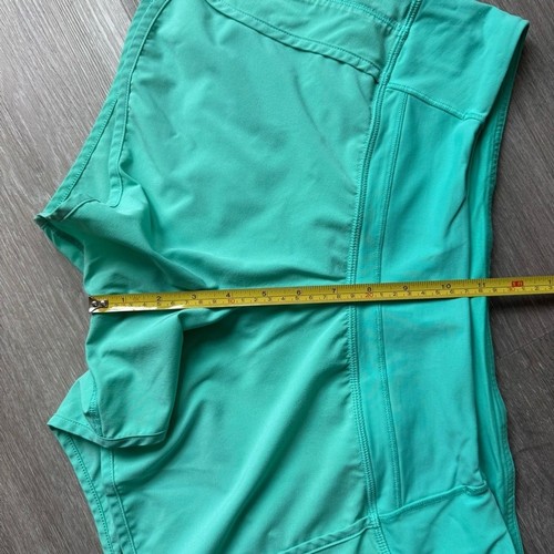 Lululemon Teal Run Times Athletic Shorts Lightweight Performance Bali Breeze 10 - Picture 6 of 11