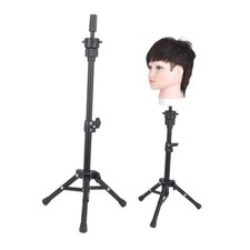 Wig Stand Tripod, Foldable Mannequin Head Stand, Adjustable Wig Head Stands