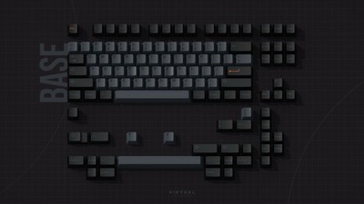 Authentic GMK Stealth Base Kit - Sealed/BNIB Keycap Set