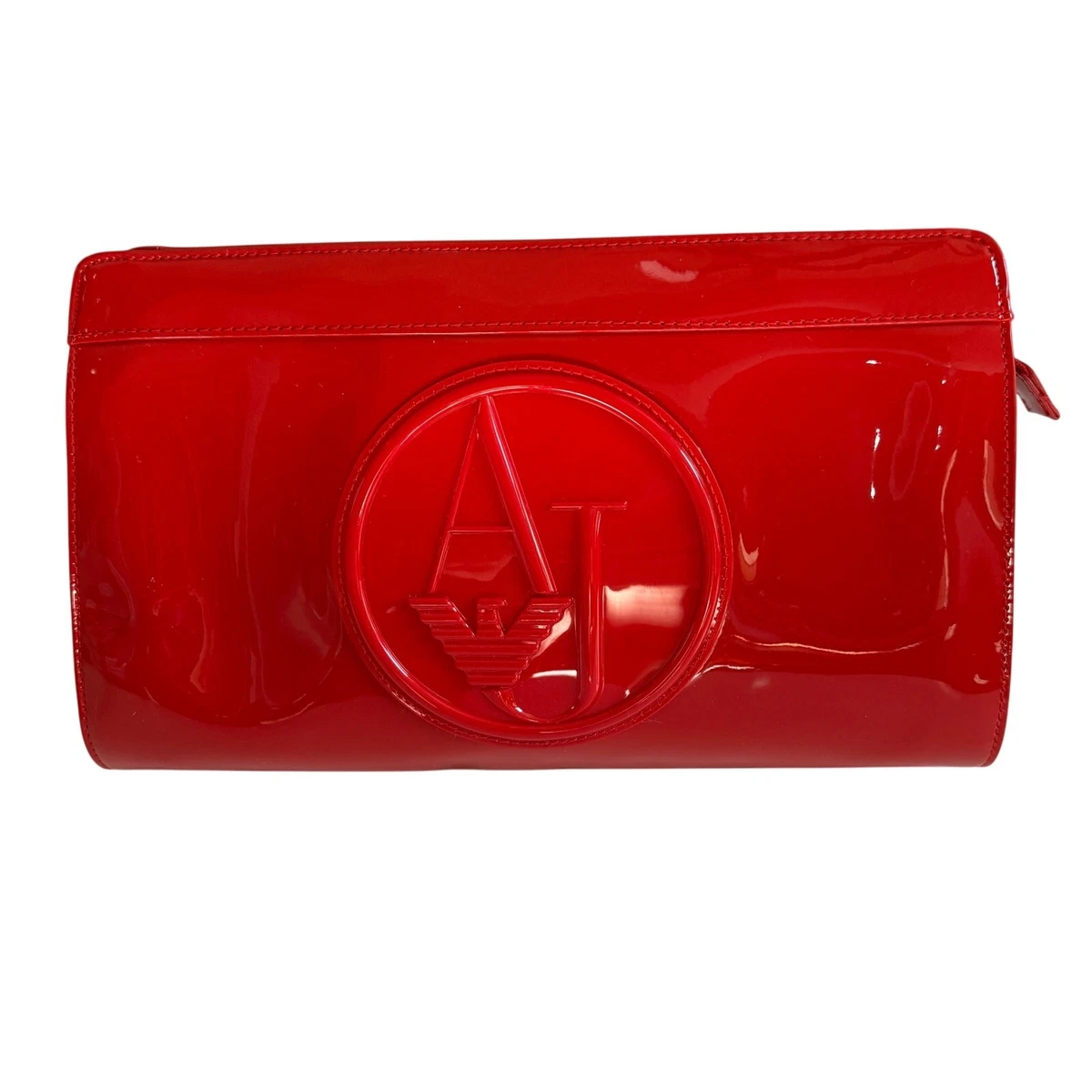 Authentic Armani Exchange Patent Red Embossed Bagpack Emporio Armani Backpack in Red | Lyst main image 3