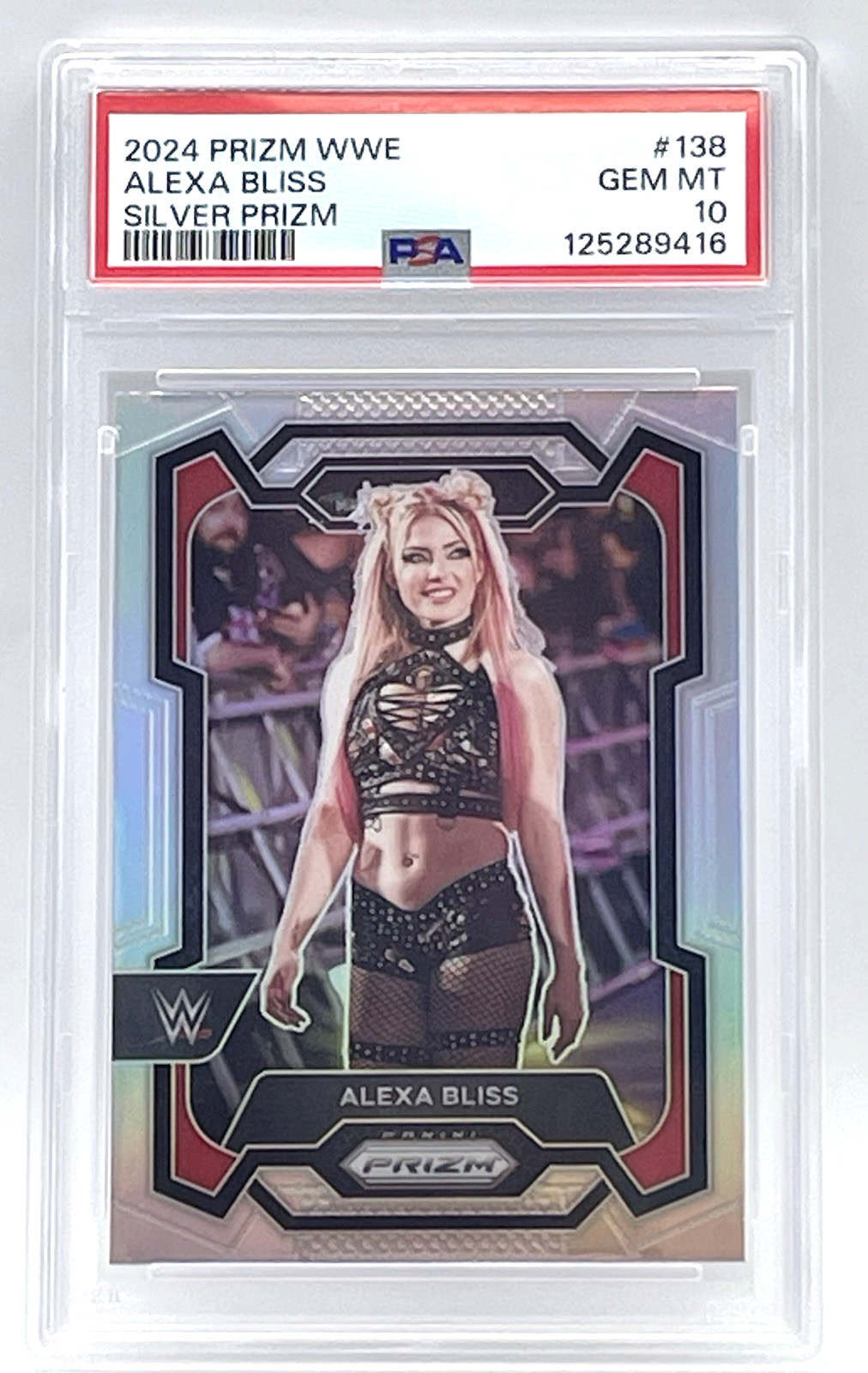 ALEXA BLISS - 2024 PANINI PRIZM WWE - SILVER PRIZM - PSA 10 GEM MINT view 3