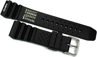 Silikon Uhrenarmband 20/22/24mm  Ersatz Armbanduhr Taucher Uhr Gummi Band ND Lim