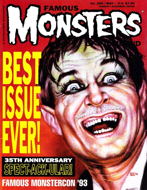 1993 Famous Monsters of Filmland #200 35th Anniversary, Forrest Ackerman