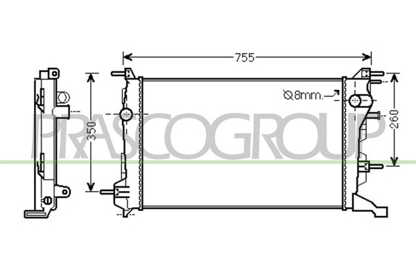 KüHler WasserküHler MotorküHler FüR Renault ScéNic III Grand JZ0/1 KZ0/1 BZ0-image