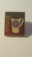 Starbucks Coffee Company Employee Mug Award Split Tail Brown Enamel Pin 
