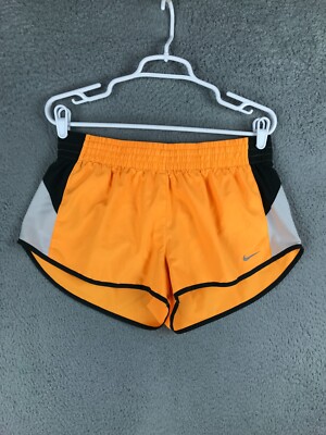 Nike Dri Fit Womens Athletic Running Orange Shorts Size XS