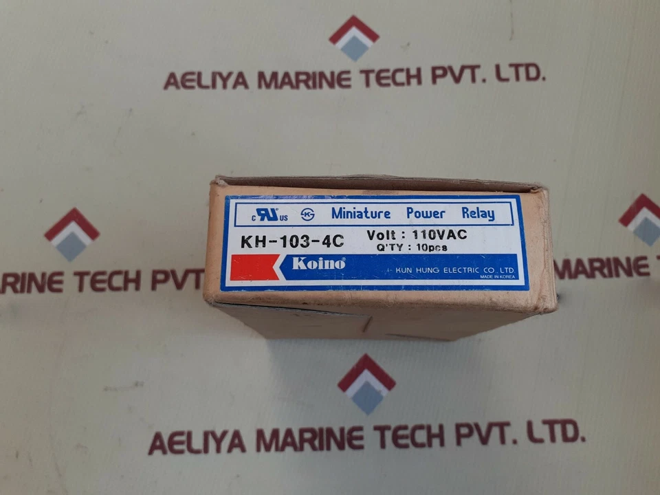 Lot Of 9X Koino KH-103-4C Miniature Power Relay - Image 3 of 4