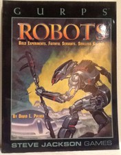 GURPS RPG Robots Softcover Book PRINTER DAMAGED Steve Jackson Game