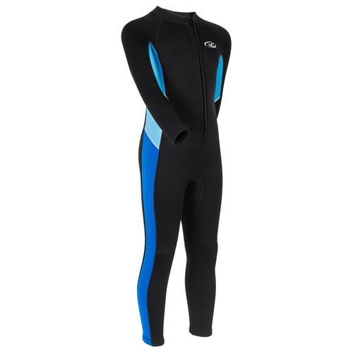 Boys Full Cover Wetsuit Rash Guard Swimwear 2.5mm Neoprene Diving Snorkeling - Picture 5 of 23