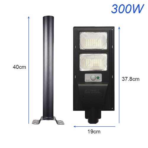 LED Solar Street Light Sensor Waterproof Remote Outdoor Floodlight 150W-600W - Picture 16 of 20