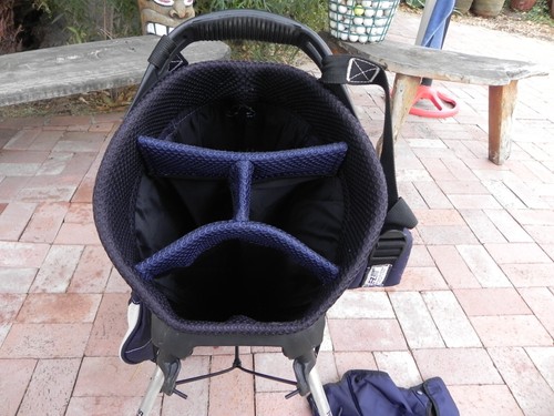 SUN MOUNTAIN Stand Golf Bag, LIGHTWEIGHT w/ E-Z FIT HARNESS & Hood, *VERY NICE - Picture 7 of 11