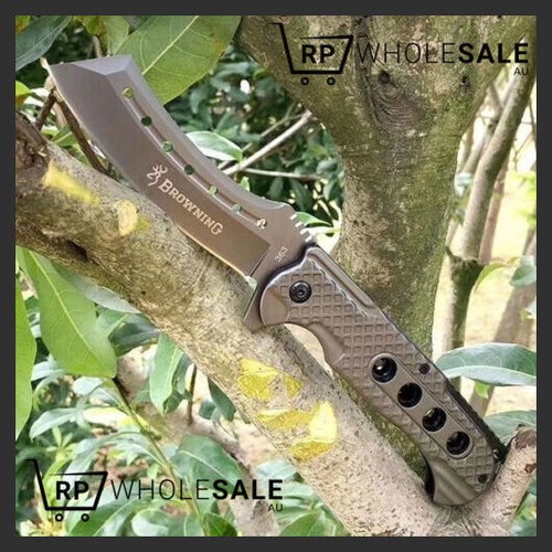 Browning 363 Folding Knife Camping Hunting Tactical Survival Fishing eBay