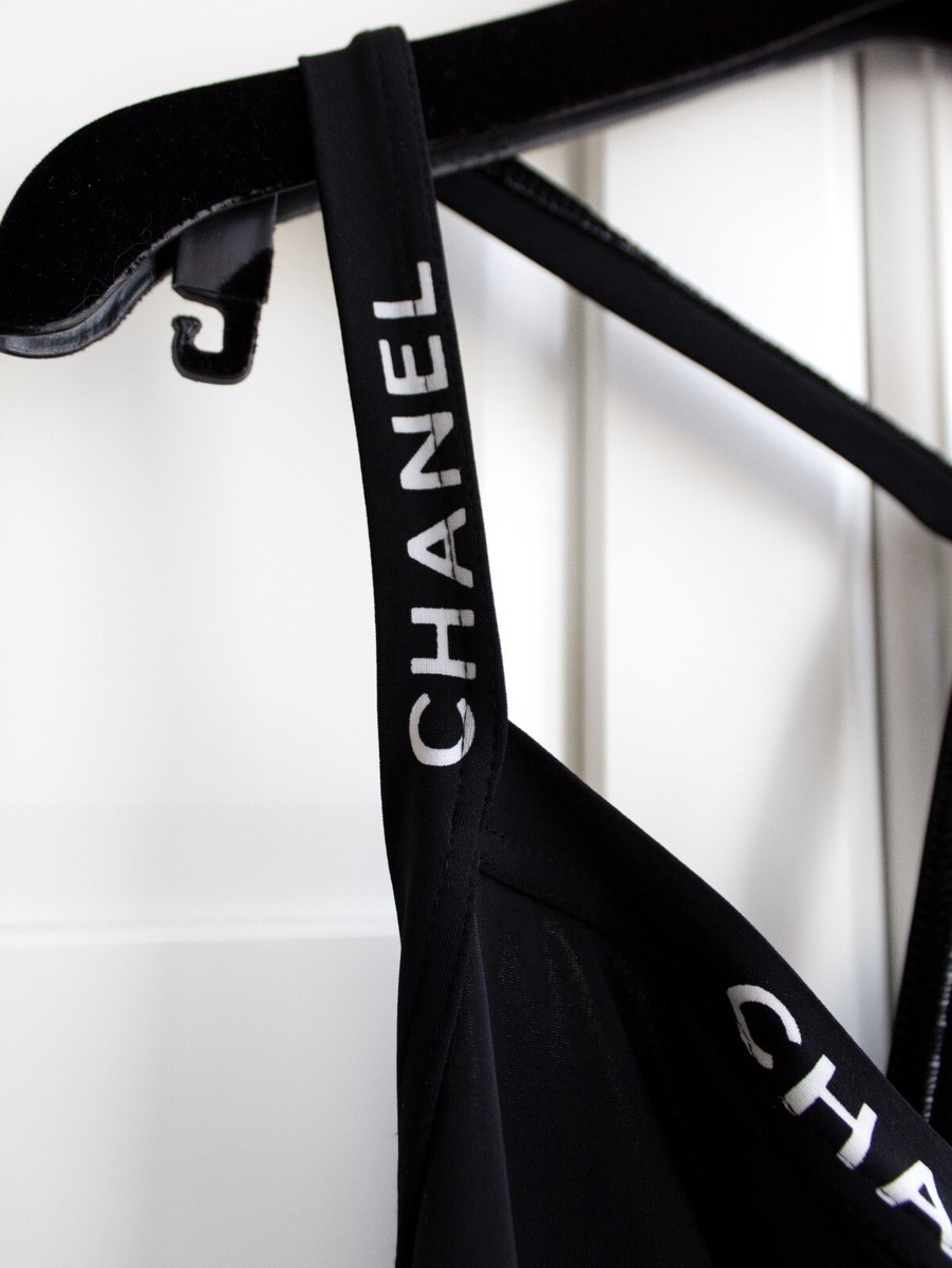 Iconic Chanel Vintage Spring 1995 Black White CC Logo