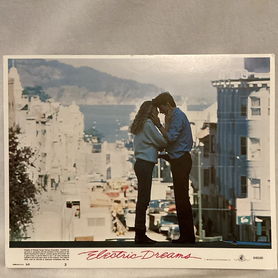 (Lot Of 8)1984 Electric Dreamers 14x11” Advertising Lobby Card Set 840080 - Image 4 of 4
