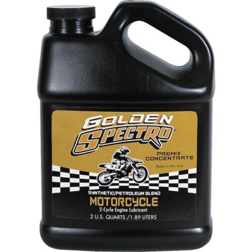 Golden Spectro 2-Cycle Semi-Synthetic Pre-Mix Motorcycle Oil - 64 oz - S.GSMC