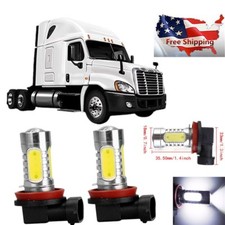2x Cob Led Fog Lamp Replacement Light Bulbs For 2008-2017 Freightliner Cascadia 2x Cob Led Fog Lamp Replacement Light Bulbs For 2008-2017 Freightliner Cascadia