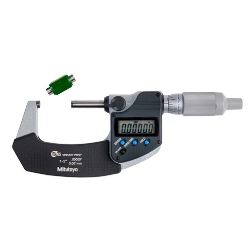 MITUTOYO 293-345-30 1-2" IP65 .0005" GRAD DIGITAL MICROMETER 