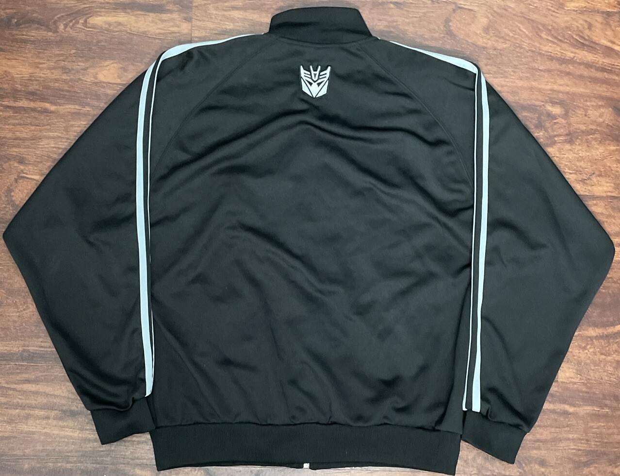 Transformers Decepticon Black Track Jacket Full Zip U… Gem