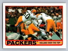 Packers Team Leaders (Holland Over the Top) 1989 Topps #371b Football Card