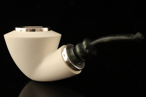 srv Premium - Dublin RC - Reverse Calabash Meerschaum Pipe with case 15369 - Picture 10 of 11