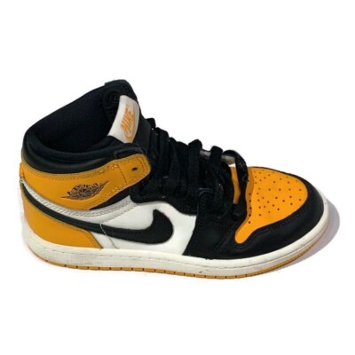 Nike Air Jordan 1 Retro High OG Youth Size 1Y Yellow Toe