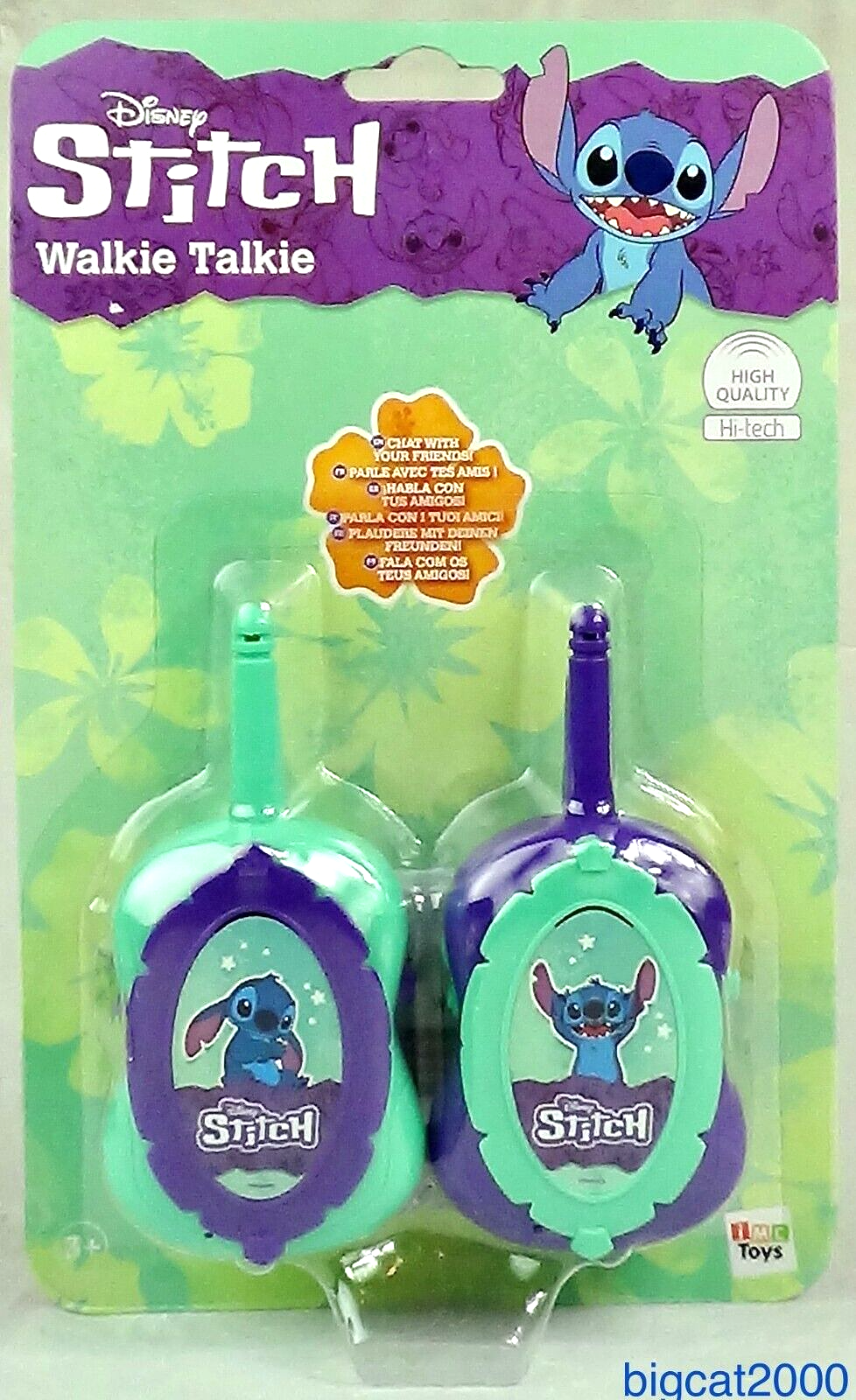 Disney Stitch Walkie Talkie Set Indoors Outdoors Kids Childrens Gift Present